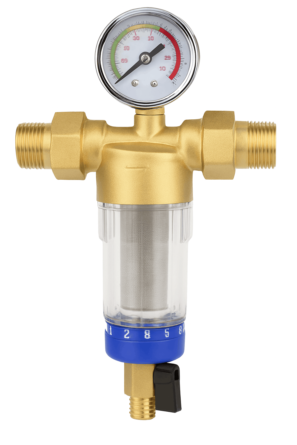 Whole House Spin Down Sediment Water Filter Pre-Filter System-filter element