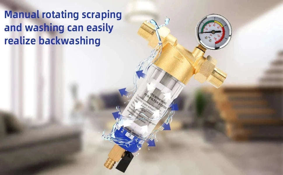 Whole House Spin Down Sediment Water Filter Pre-Filter System-filter element
