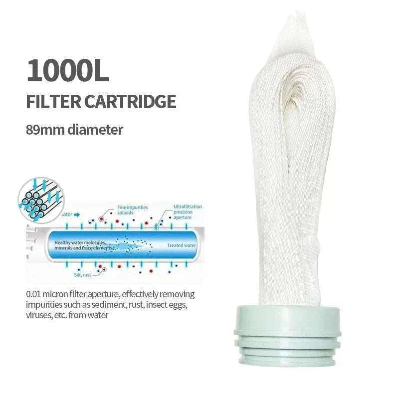 Whole House Ultrafiltration Water Purifier 0.01μm Stainless 1000L Flow-1T89Filter cartridge / China Mainland