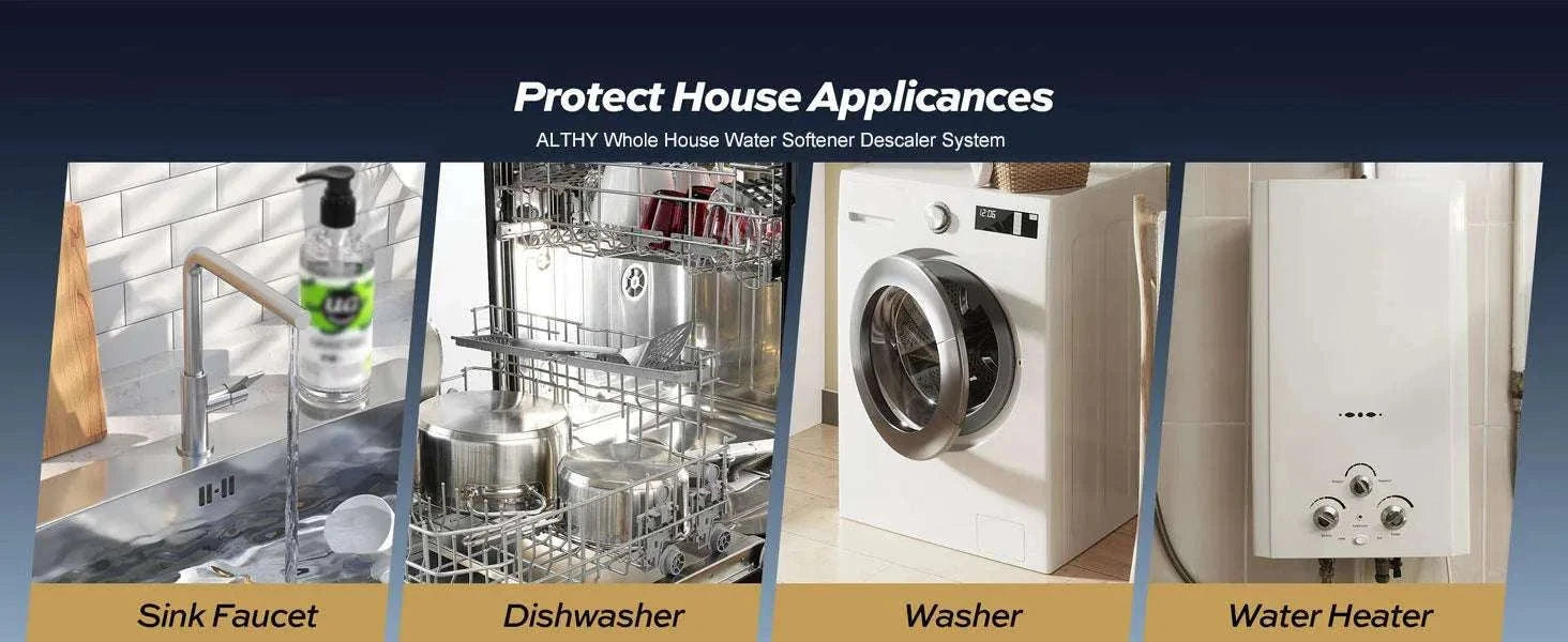 Whole House Water Descaler System Salt-Free Anti Limescale DN25-AL-WS200