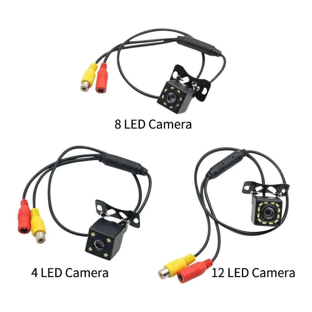 Wide Angle HD Car Rearview Camera-12 LED Camera Only