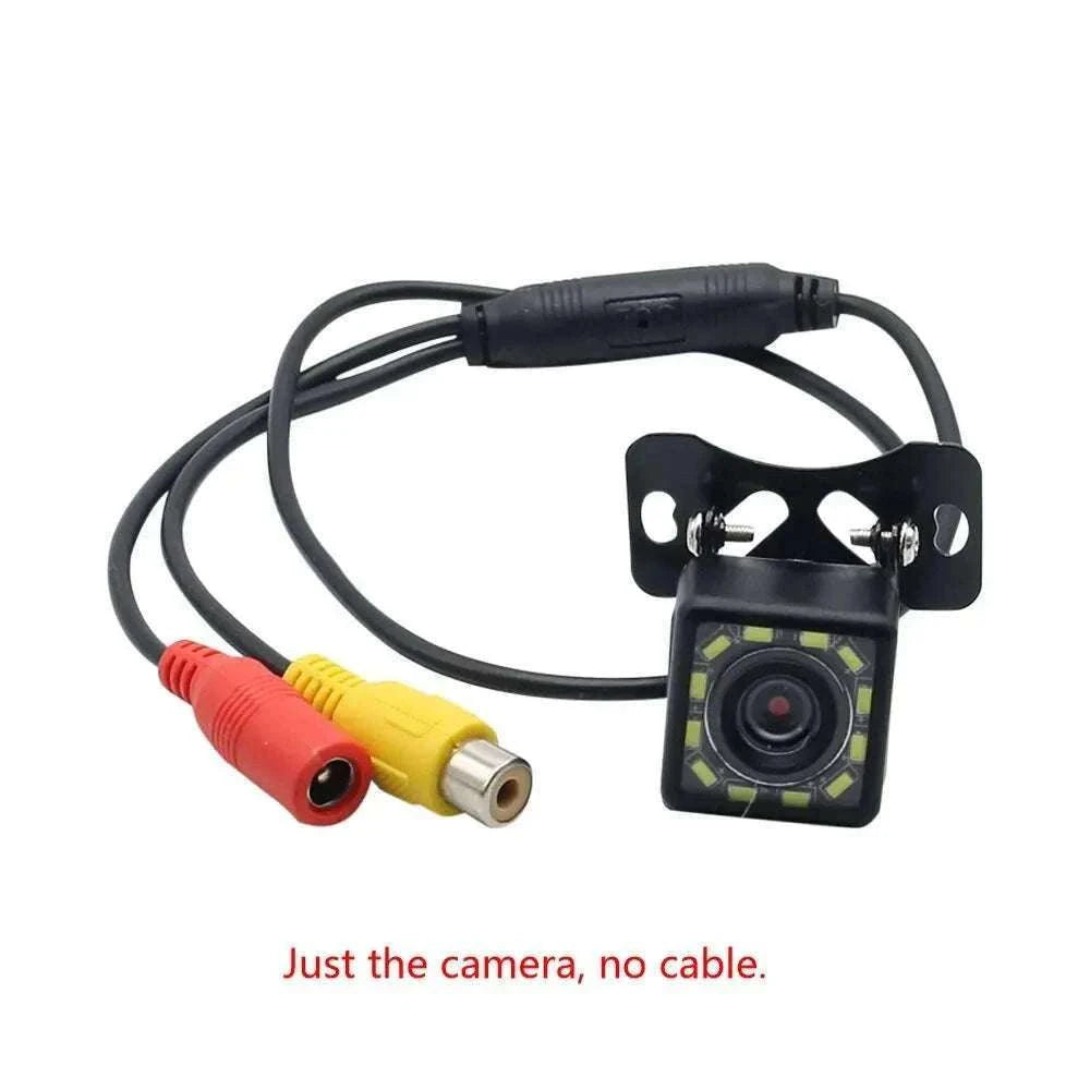 Wide Angle HD Car Rearview Camera-12 LED Camera Only