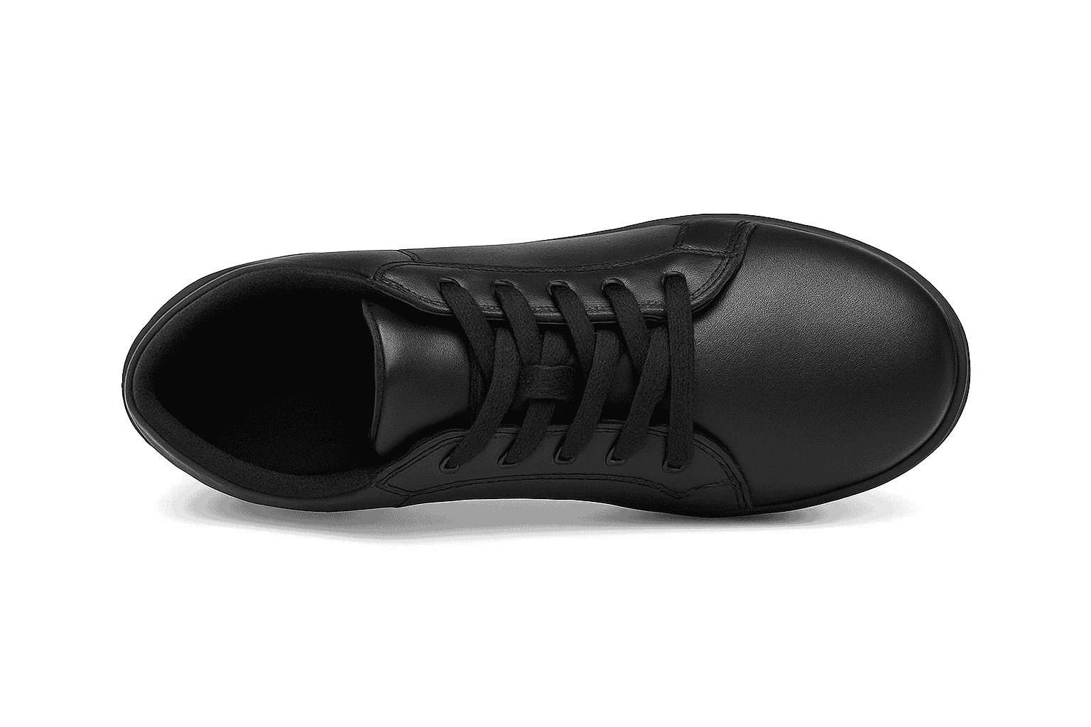Wide Barefoot Walking Shoes Black Lightweight Soft Soled Flat Shoes-WHITE / 48