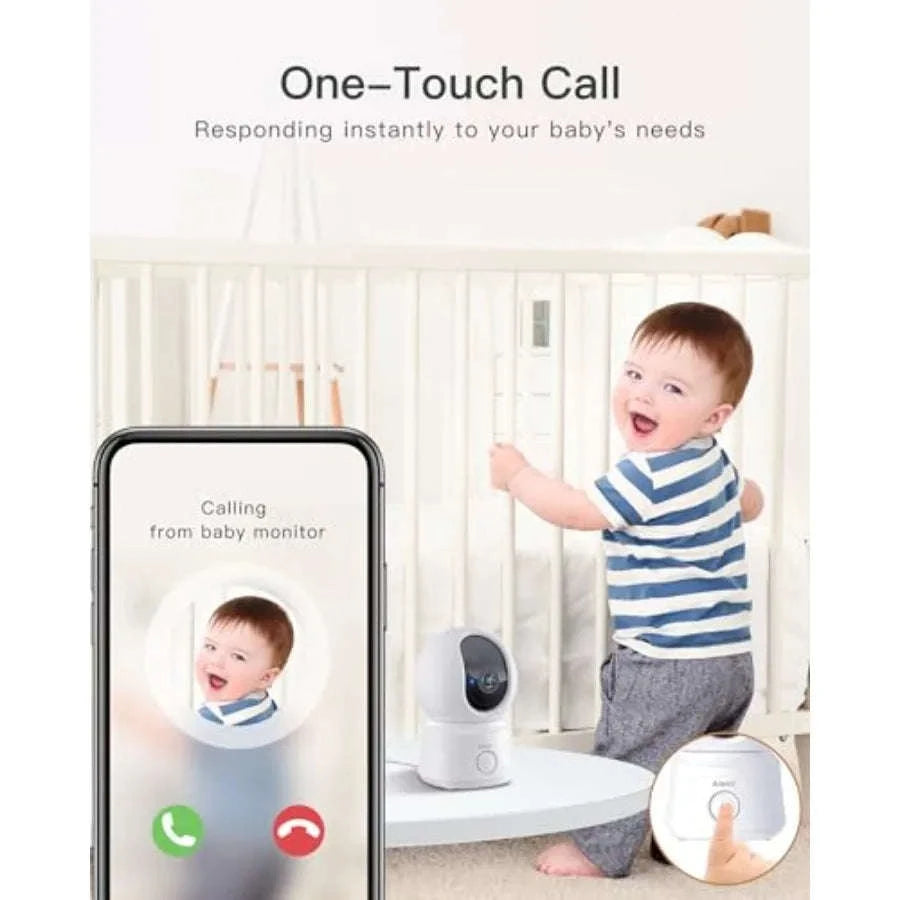 WiFi Baby Camera Monitor with 5-Inch Screen and App Control-United States / aspic