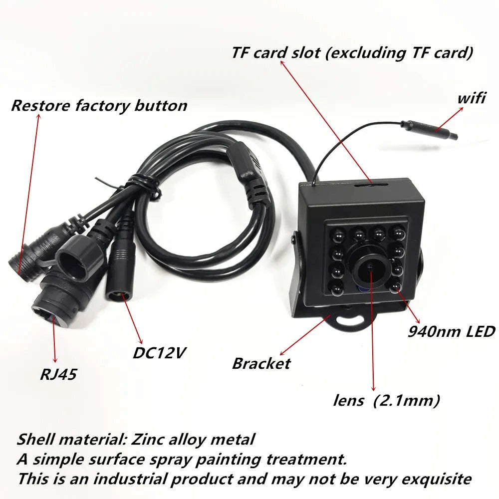 WiFi Bird Box Camera 5MP PoE Mini Nest Camera with Night Vision-2MP Package EU / 2.8mm