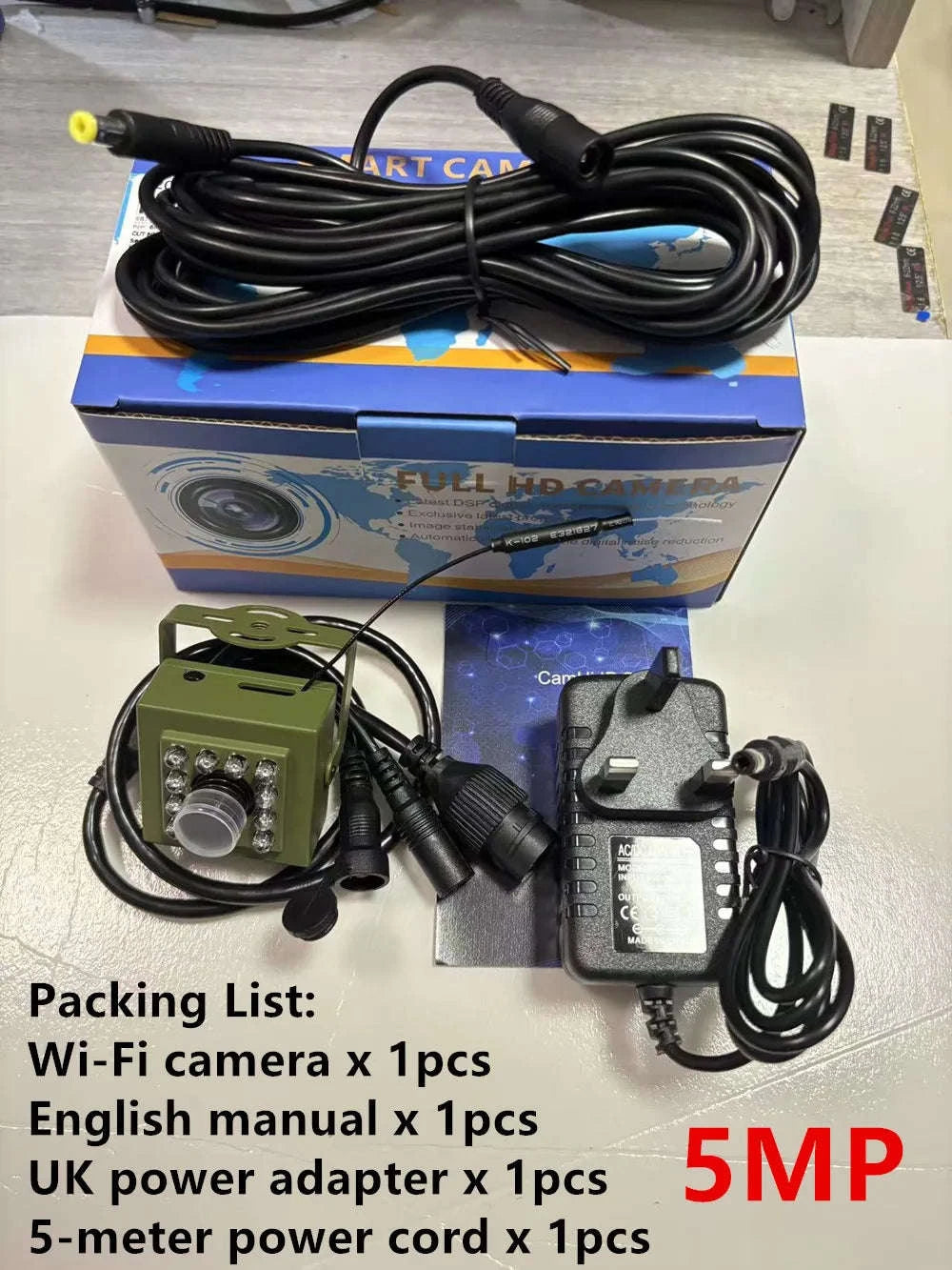 WiFi Bird Box HD Camera Starter Pack 2MP 5MP for Wildlife-2MP WIFI UK KIT
