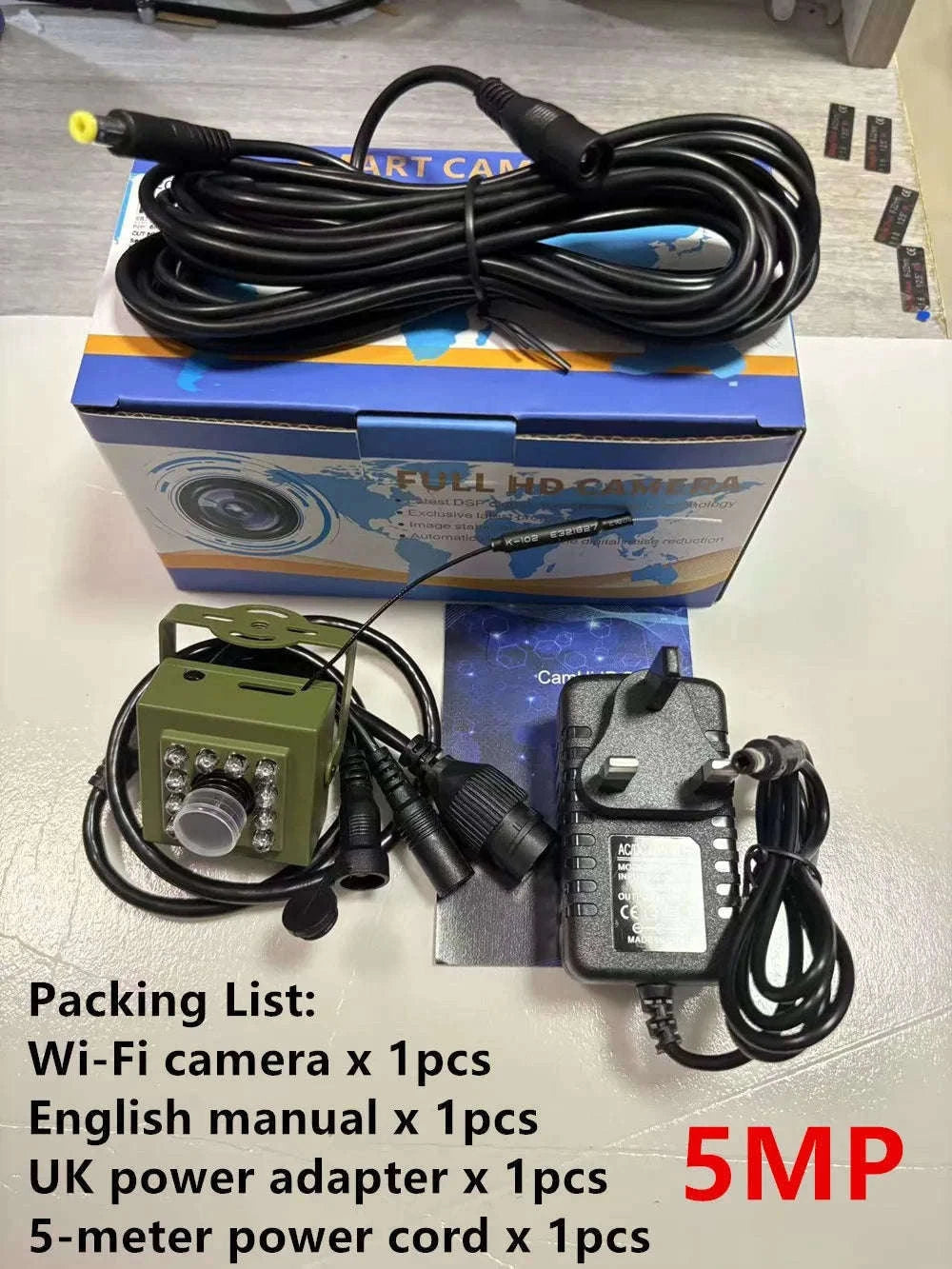 WiFi Bird Box HD Camera Starter Pack 2MP 5MP for Wildlife-2MP WIFI UK KIT