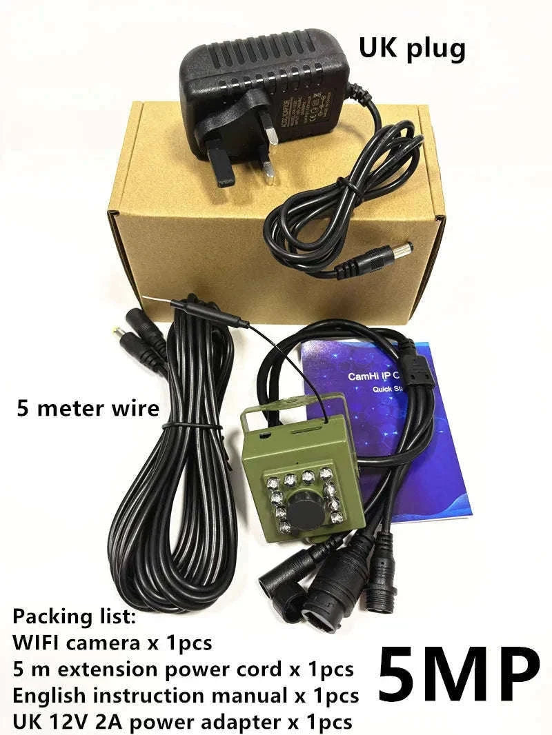 WiFi Bird Nest Camera with Motion Detection and Night Vision-SONY IMX335