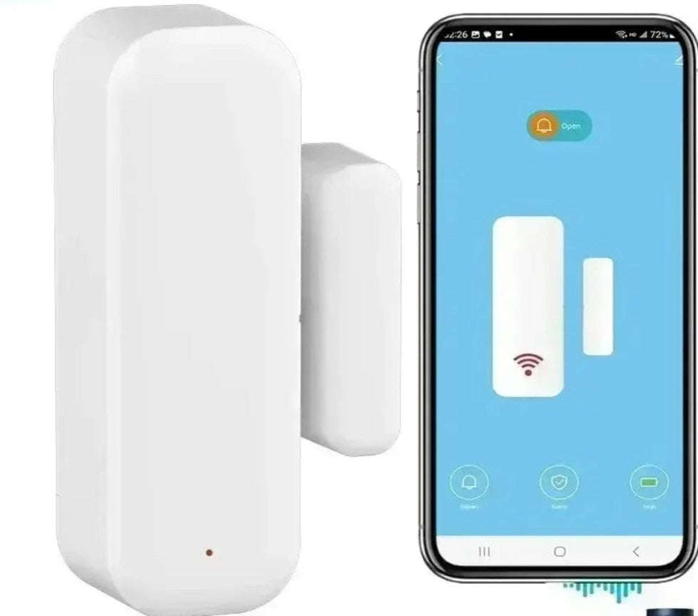 WiFi Door and Window Sensor – Smart Alerts and Easy App Control-Default Title