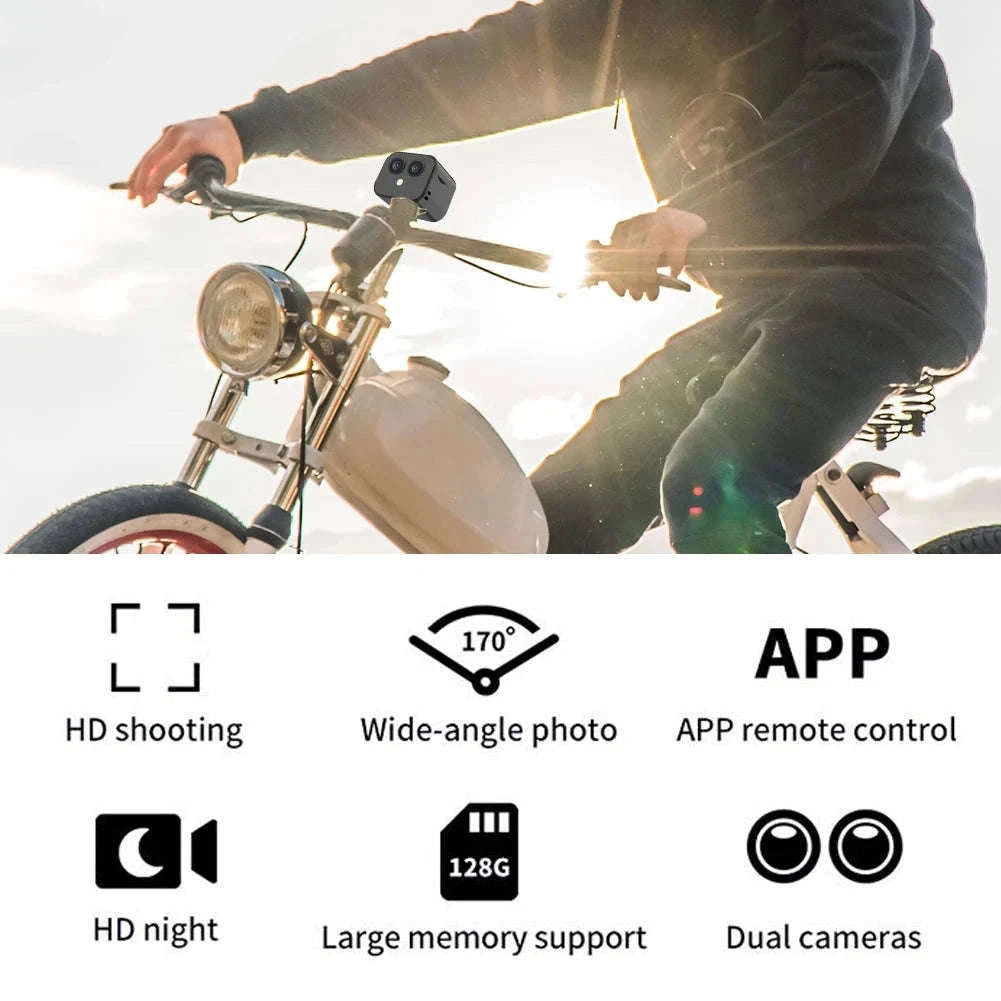 WiFi Mini Camera 4K HD Voice Recorder with Night Vision-spain
