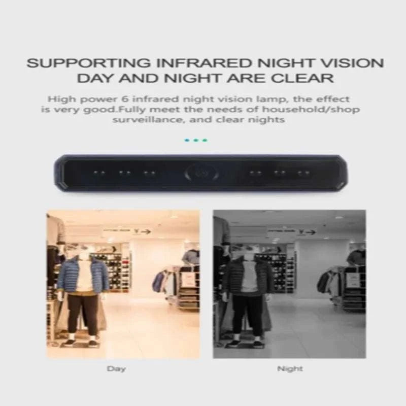 WiFi Power Bank Hidden Camera with Wireless Charging for iOS Android-Excluding card