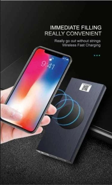 WiFi Power Bank Hidden Camera with Wireless Charging for iOS Android-Excluding card