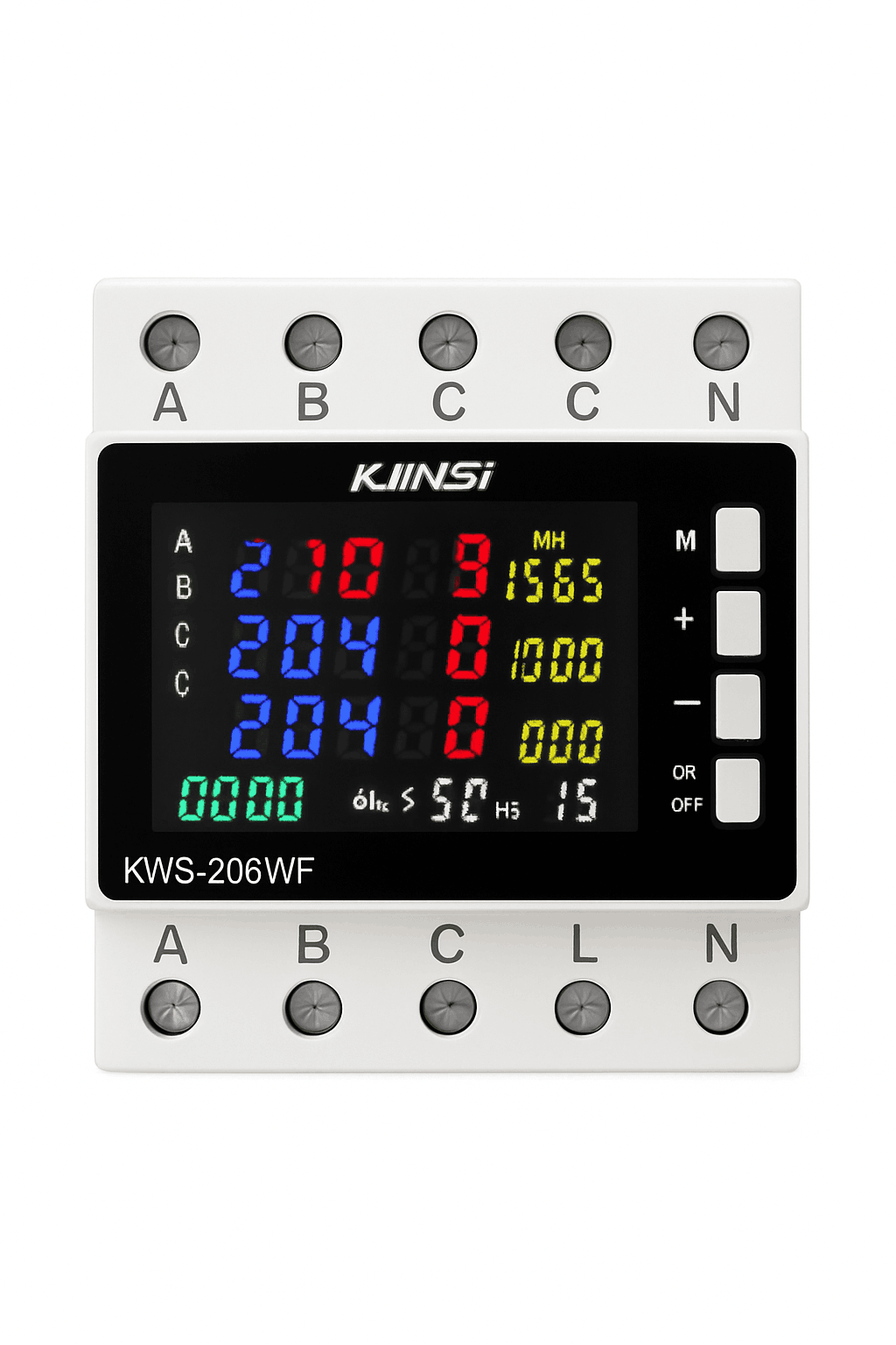 WiFi Power Energy Meter AC Monitor with 3-Phase Protection-KWS-306WF with wifi