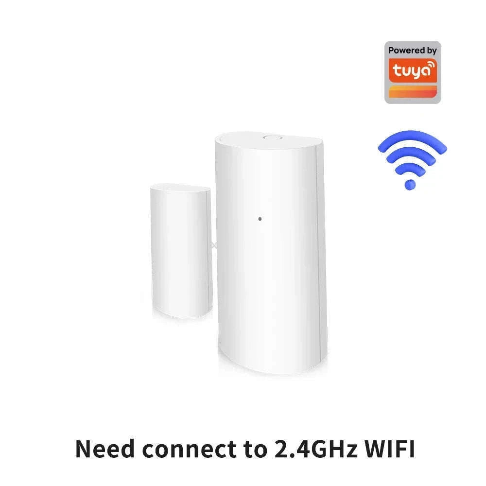 WiFi Smart Door & Window Sensor with App Alerts and Alexa Support-tuya wifi