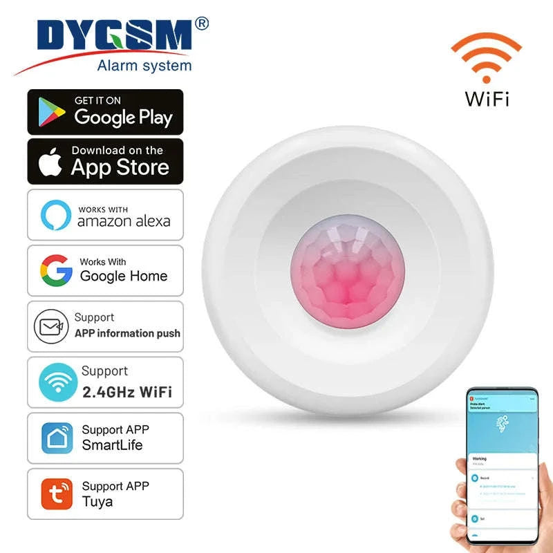WiFi Smart PIR Motion Sensor-Default Title