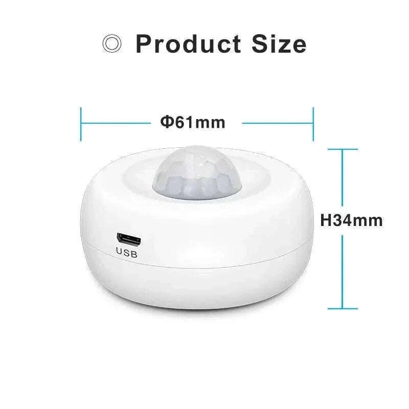 WiFi Smart PIR Motion Sensor for Smart Home Monitoring-Default Title