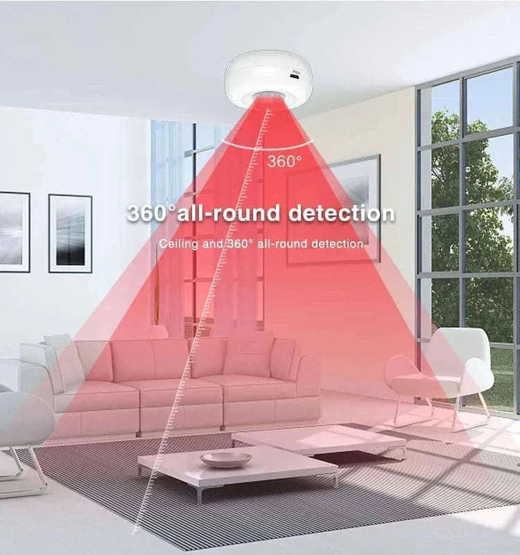 WiFi Smart PIR Motion Sensor for Smart Home Monitoring-Default Title