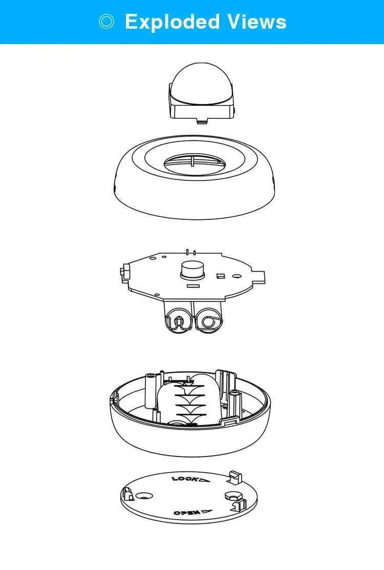 WiFi Smart PIR Motion Sensor for Smart Home Monitoring-Default Title