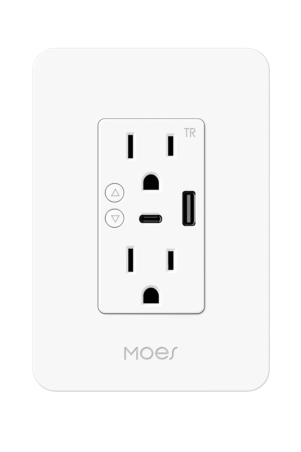 WiFi Smart Wall Socket with Type-C and USB Ports-TypeC and USB Ports / 100-250V / United States