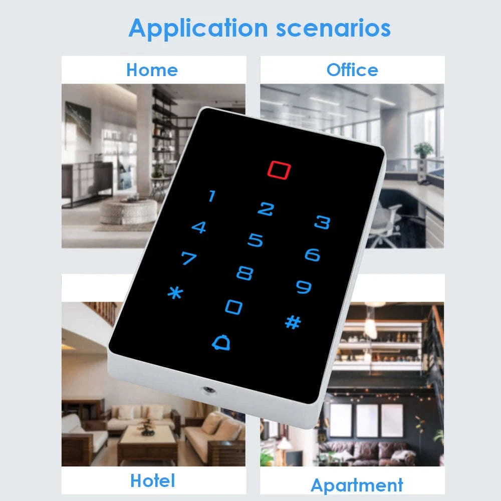 WiFi Tuya RFID Access Control Keypad with Touch Reader-T12EM-WIFI and cover