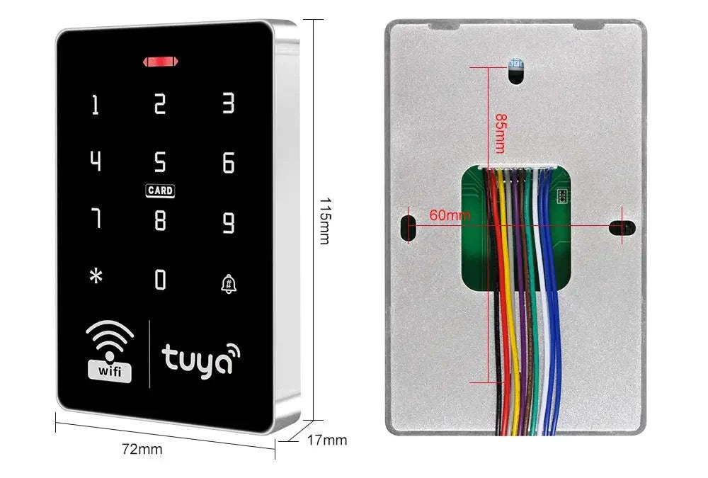 WiFi Tuya RFID Access Controller IP68 S10-with Blue Keys