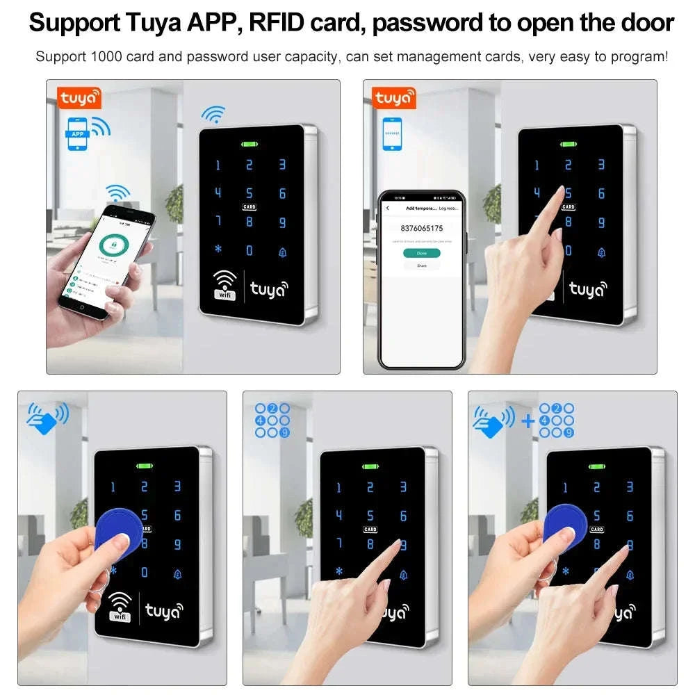 WiFi Tuya RFID Access Controller IP68 S10-with Blue Keys