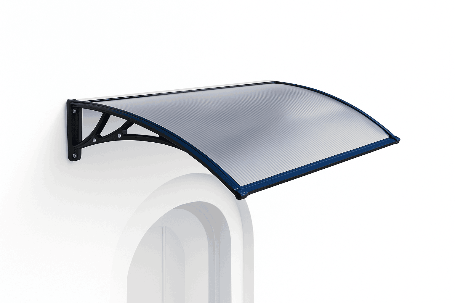 Window & Door Awning Canopy with UV Protection PC Panels-40x48 Inch / United States