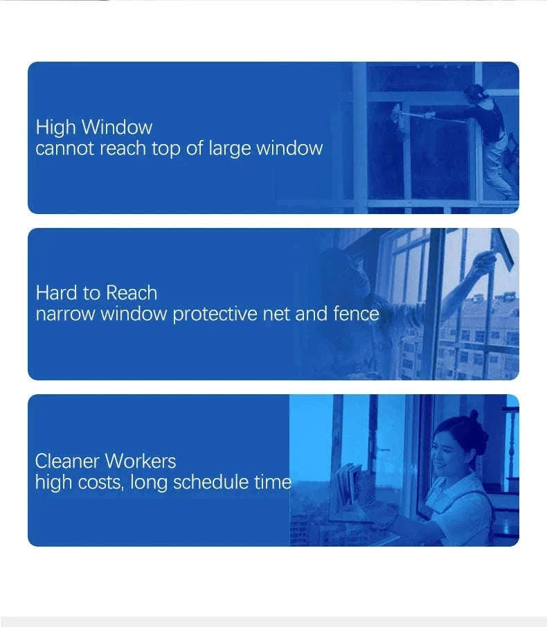 Window Robot Vacuum Cleaner with Remote-Controlled Auto Glass Cleaning-Window cleaner / spain