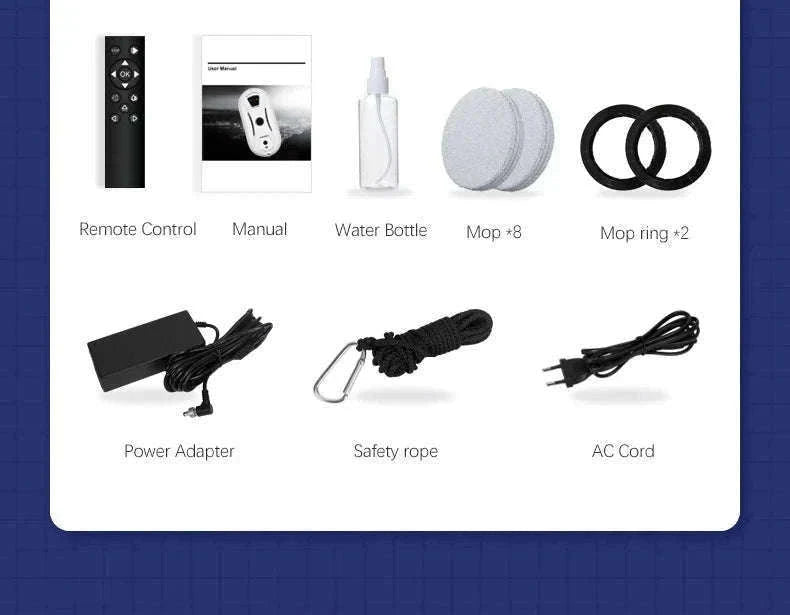 Window Robot Vacuum Cleaner with Remote-Controlled Auto Glass Cleaning-Window cleaner / spain