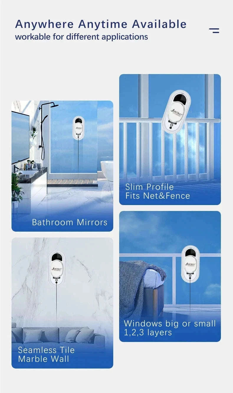 Window Robot Vacuum Cleaner with Remote-Controlled Auto Glass Cleaning-Window cleaner / spain