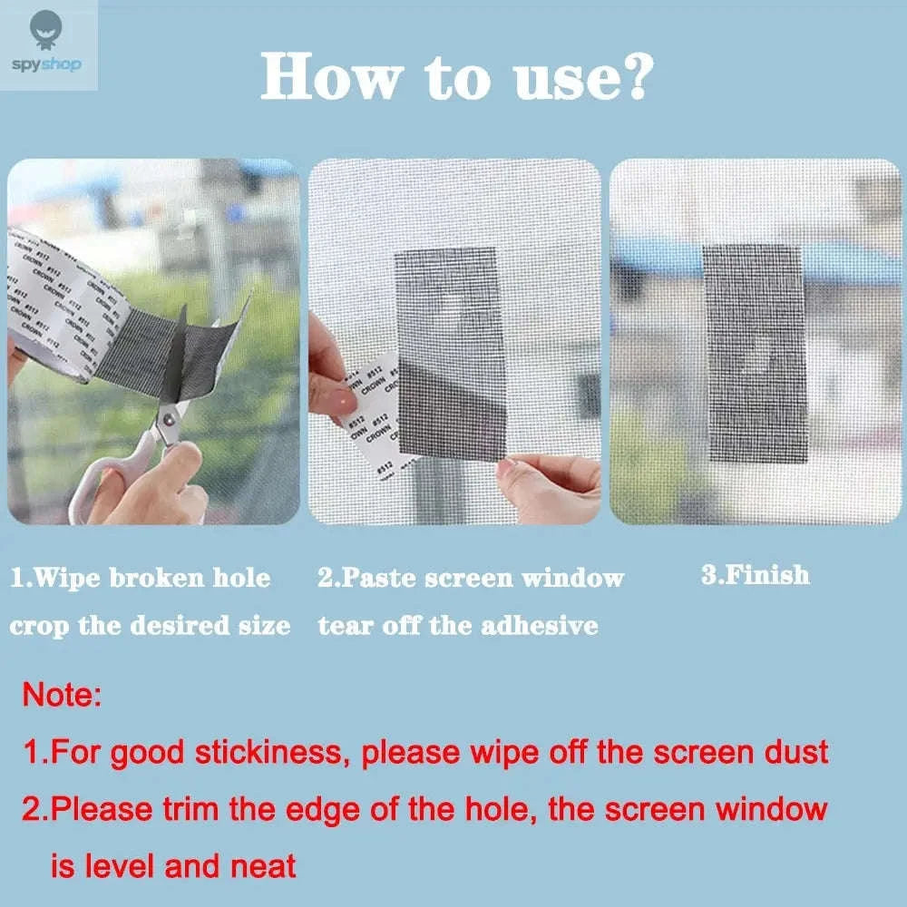 Window Screen Repair Tape-black