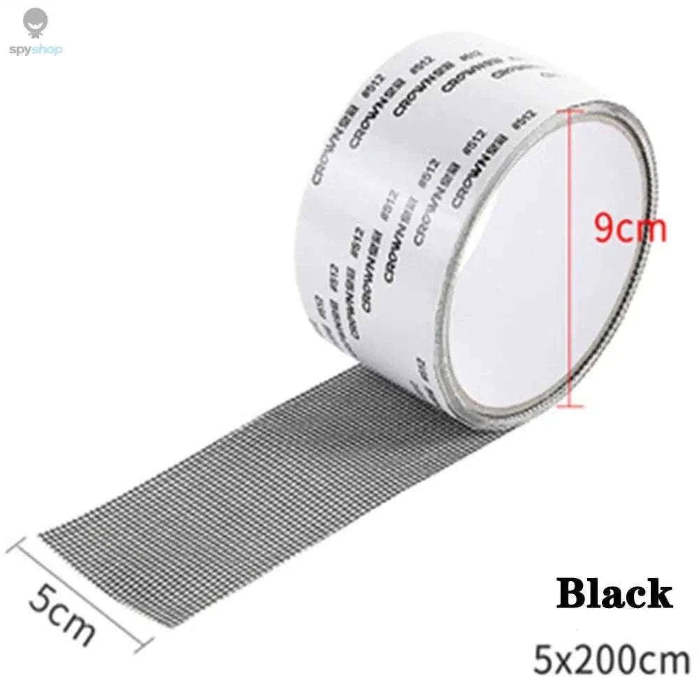Window Screen Repair Tape for Fast Screen Patching-black