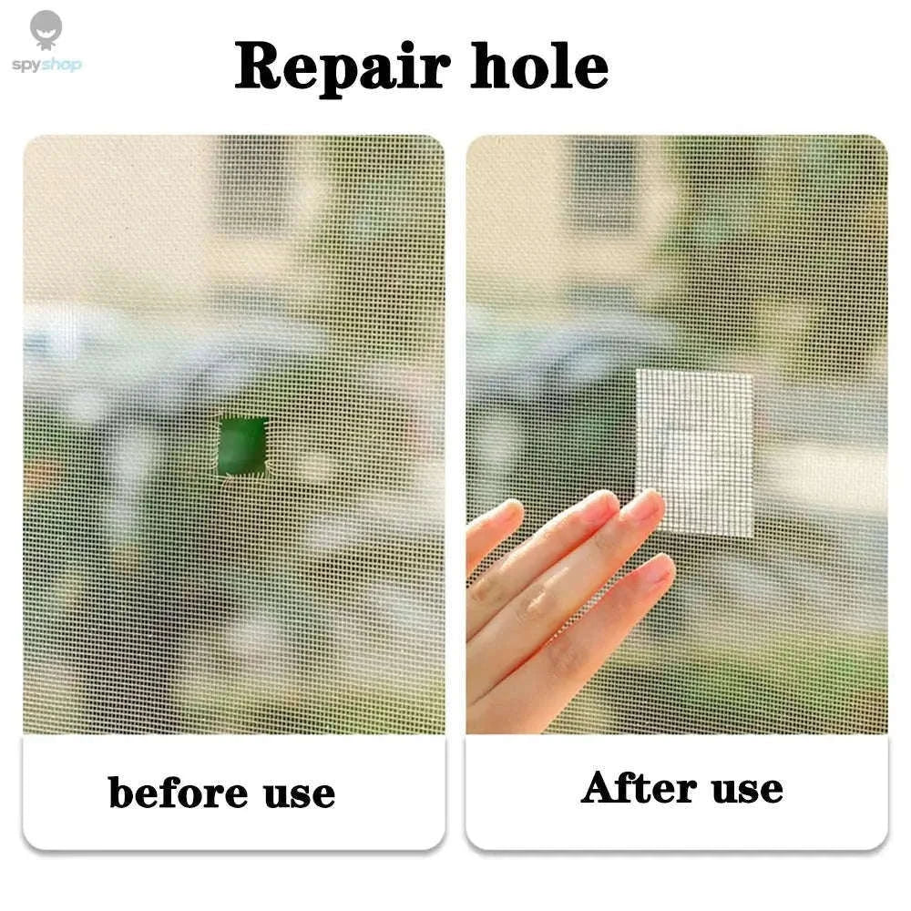 Window Screen Repair Tape for Fast Screen Patching-black