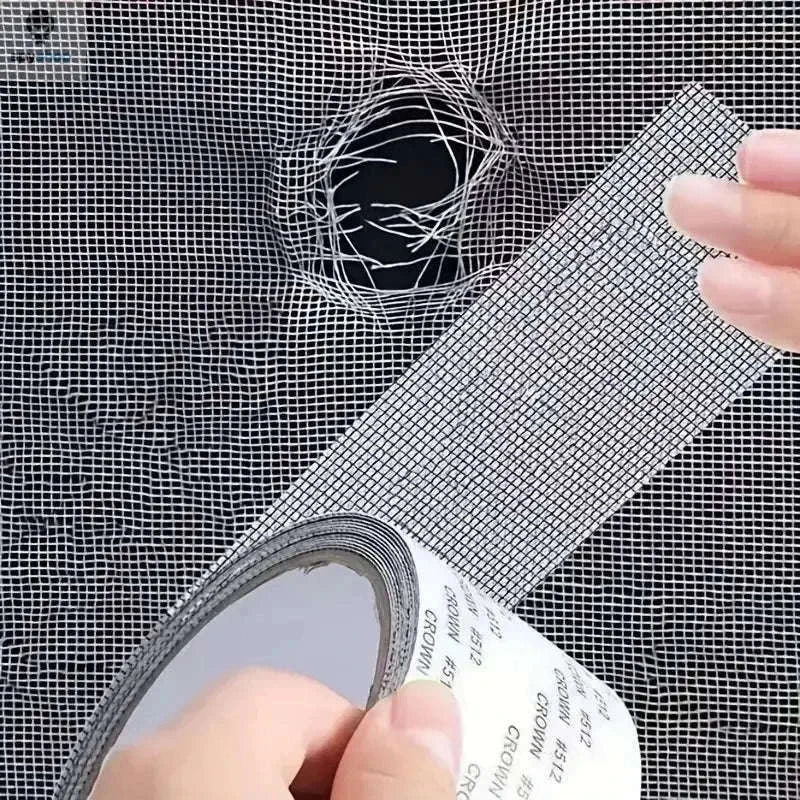 Window Screen Repair Tape for Fast Screen Patching-black