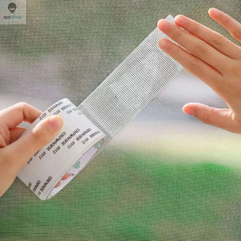 Window Screen Repair Tape for Fast Screen Patching-black