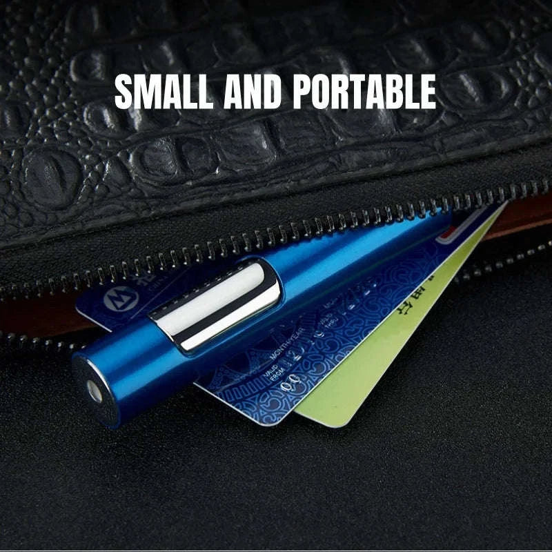 Windproof Blue Jet Flame Mini Refillable Torch Lighter-Matte Black / United States