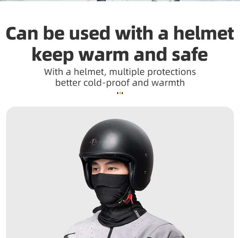 Windproof Cycling Face Scarf with Ear Protection Bandana Mask-YDWB003