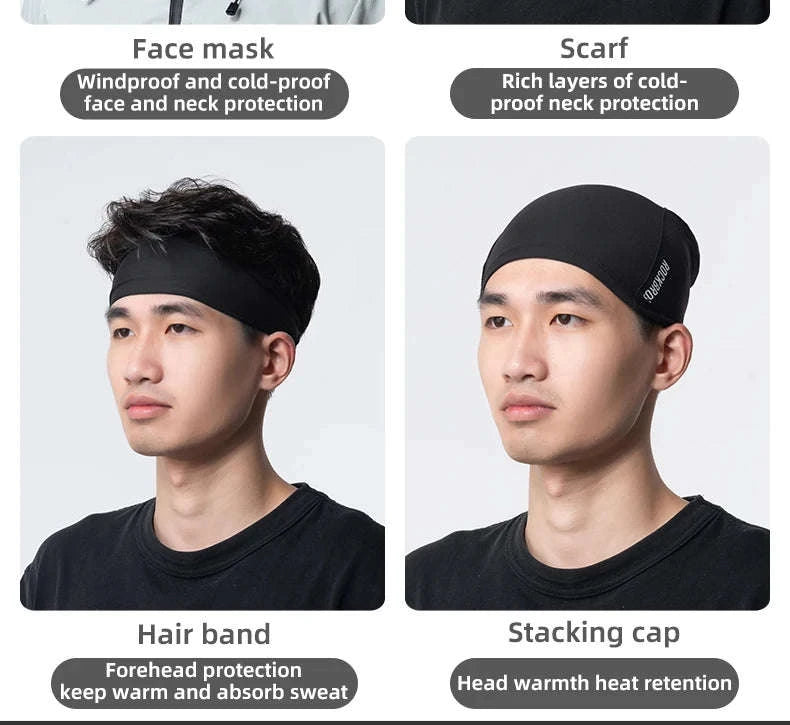 Windproof Cycling Face Scarf with Ear Protection Bandana Mask-YDWB003