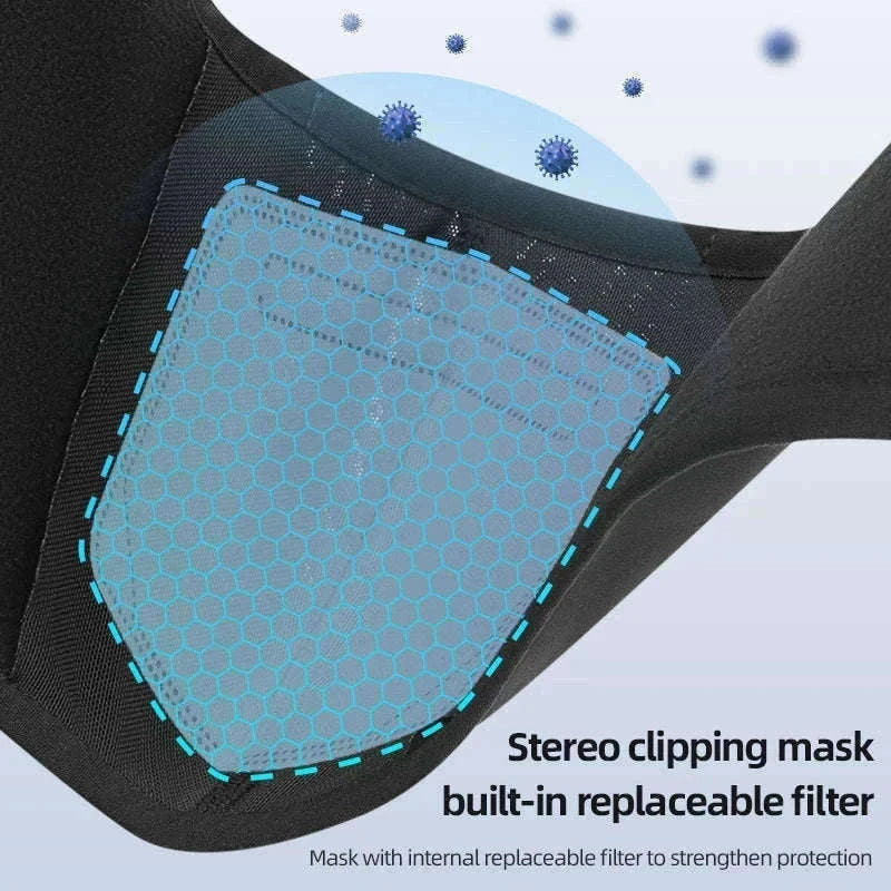 Windproof Fleece Face Mask Balaclava for Cycling & Outdoor Use-MZ011 / one size