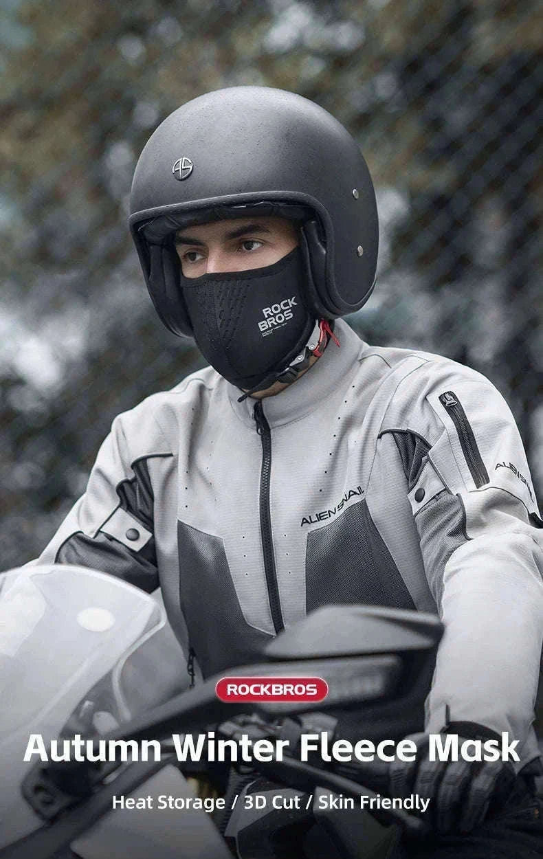 Windproof Fleece Face Mask Balaclava for Cycling & Outdoor Use-MZ011 / one size
