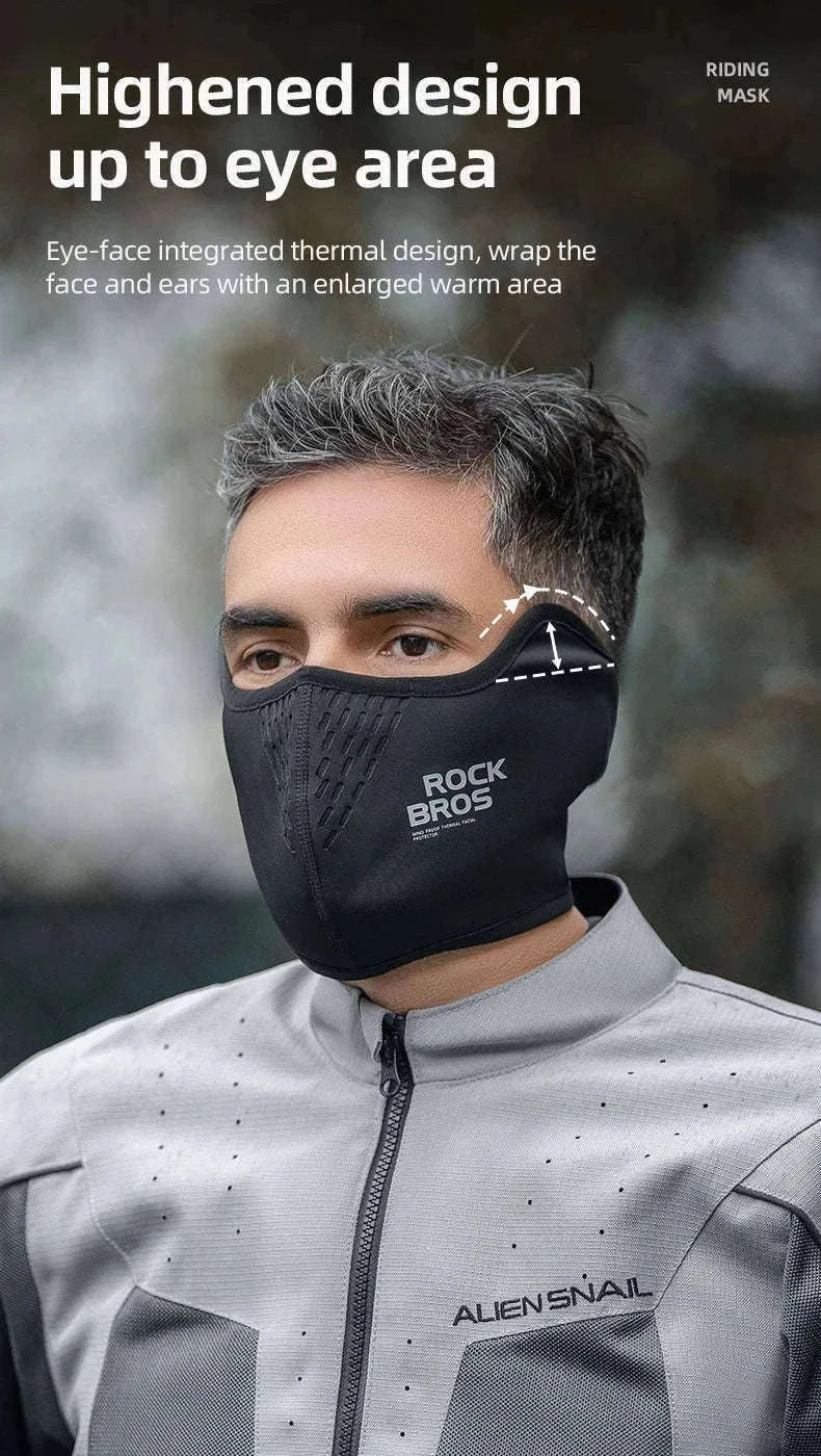 Windproof Fleece Face Mask Balaclava for Cycling & Outdoor Use-MZ011 / one size