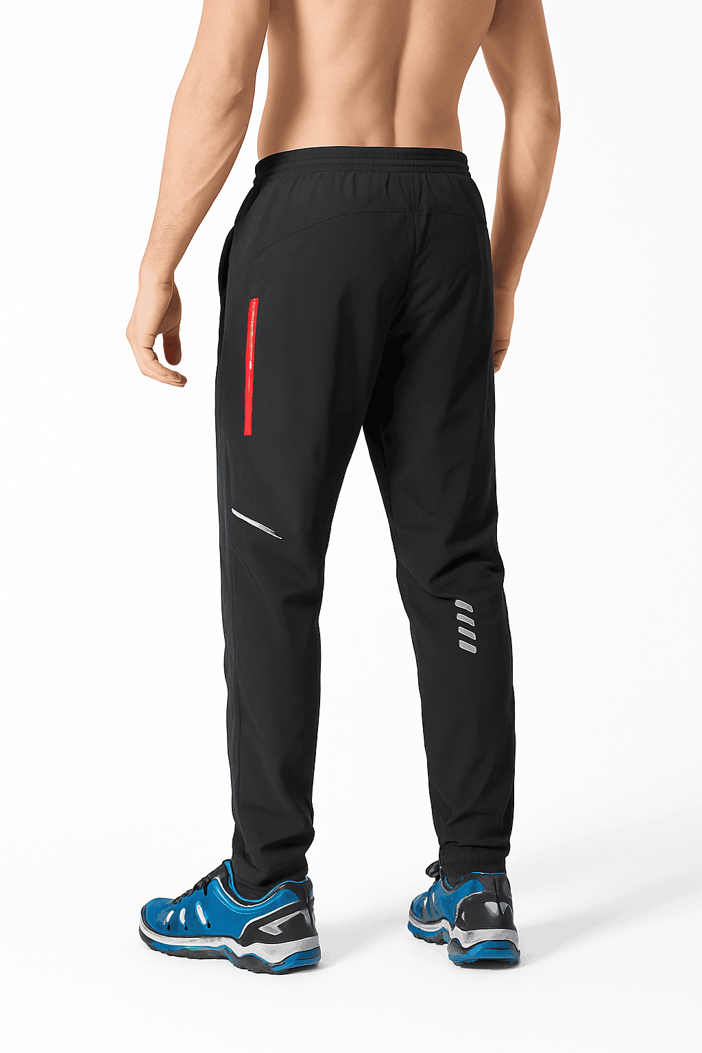 Windproof Quick-Dry Cycling Pants for Outdoor Riding-XL / Black