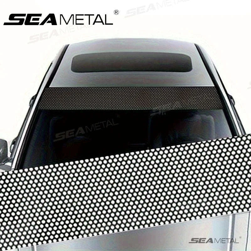 Windshield Sun Protection Sticker Car Window Sun Shade Cover-Matte black