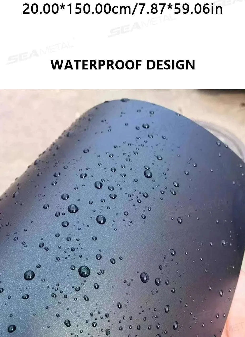 Windshield Sun Protection Sticker Car Window Sun Shade Cover-Matte black