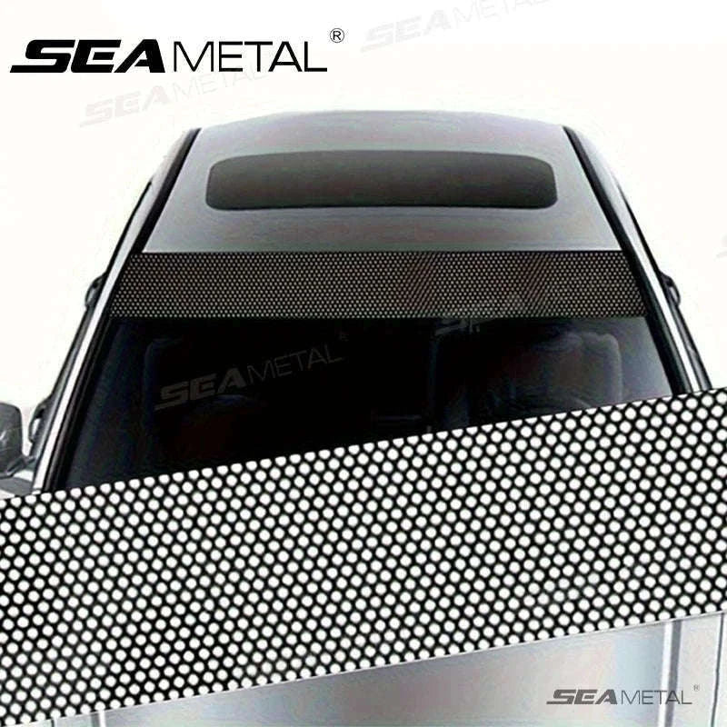 Windshield Sun Protection Sticker Car Window Sun Shade Cover-Matte black
