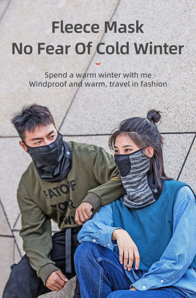 Winter Cycling Face Mask Windproof Fleece Thermal Bike Scarf-LF7580-3