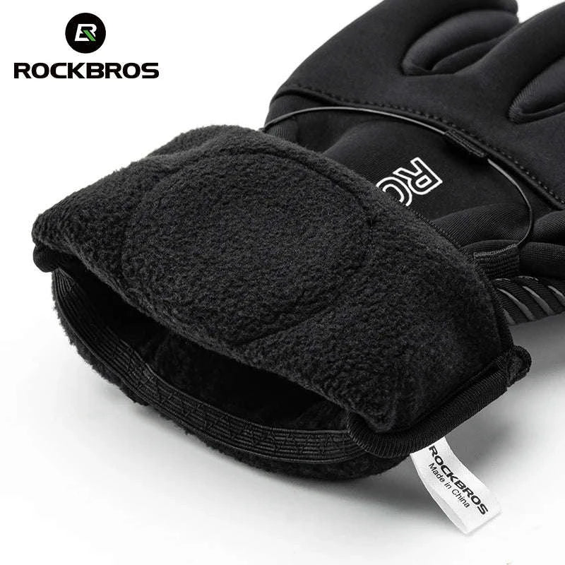 Winter Cycling Gloves Touchscreen Full Finger Warm Anti-Slip Grip-S351 / M