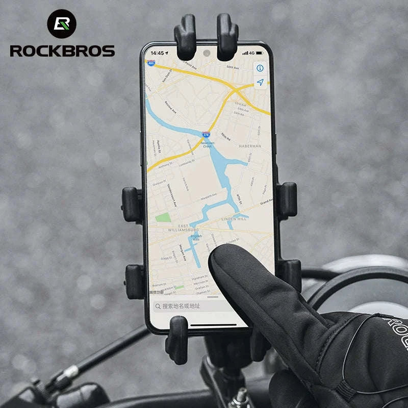 Winter Cycling Gloves Touchscreen Full Finger Warm Anti-Slip Grip-S351 / M