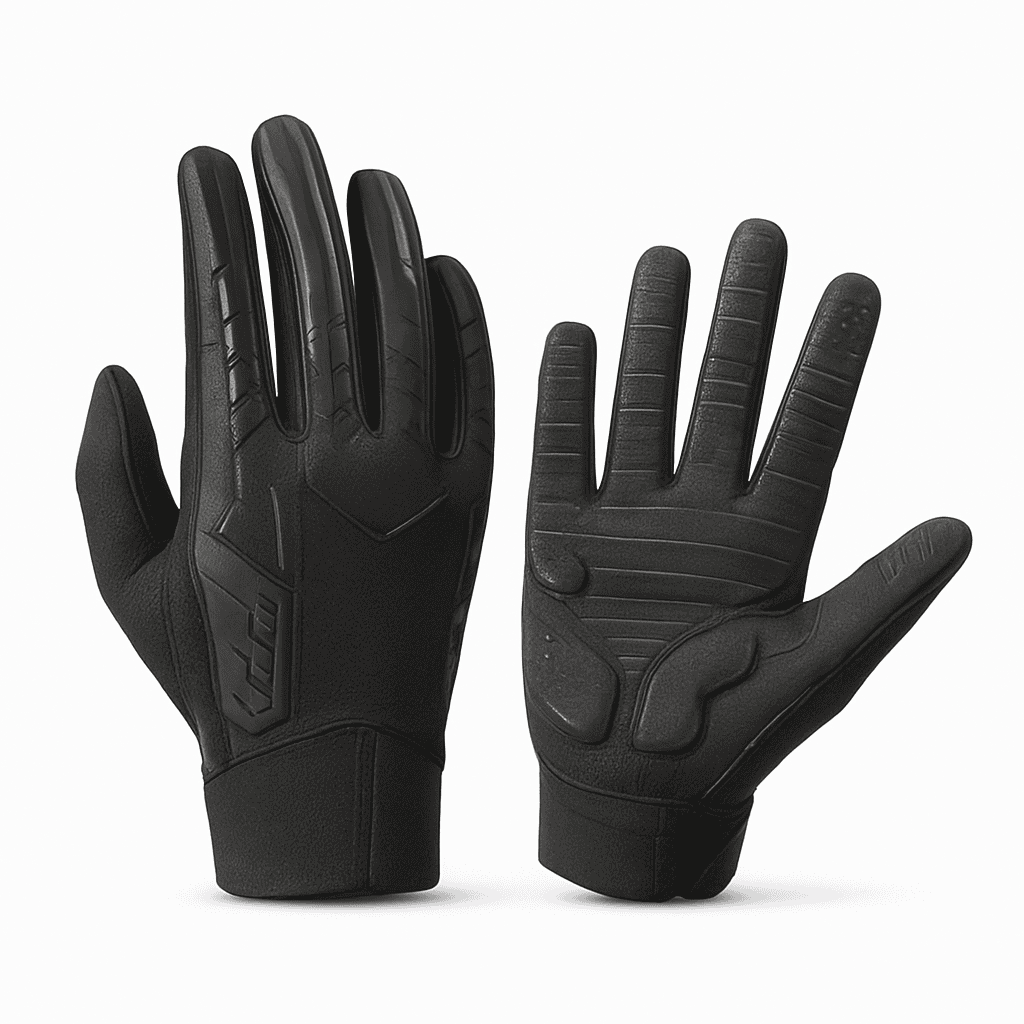 Winter Cycling Gloves Touchscreen Full Finger Windproof MTB Gloves-S208BK / XL
