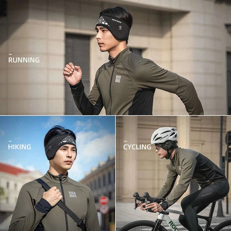 Winter Cycling Headband Ear Warmer Windproof Double Layer-ZHD011